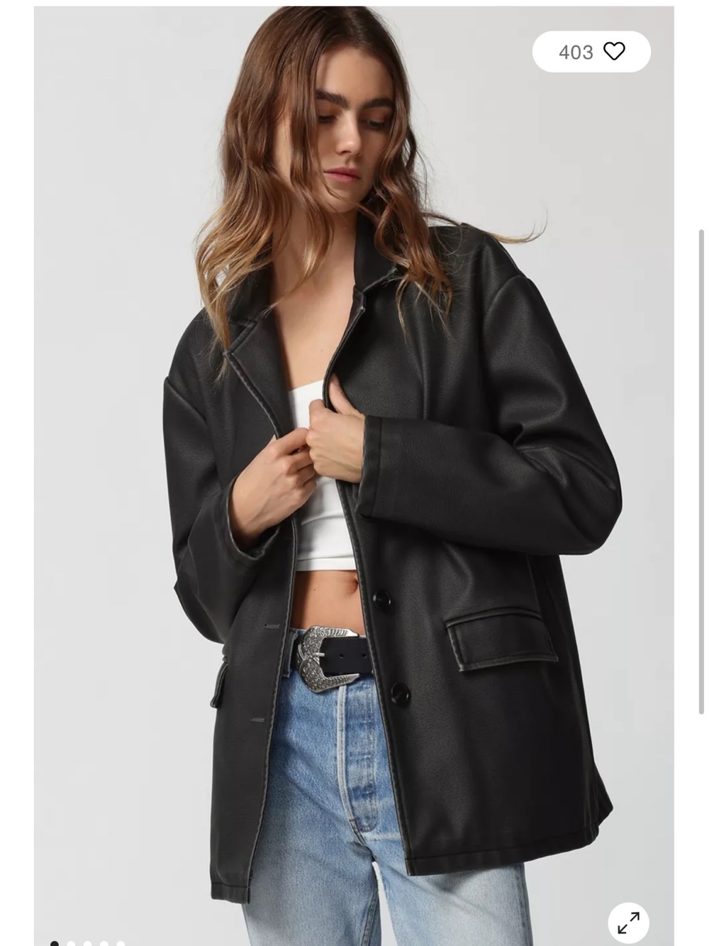 Urban Outfitters Faux Leather Jacket